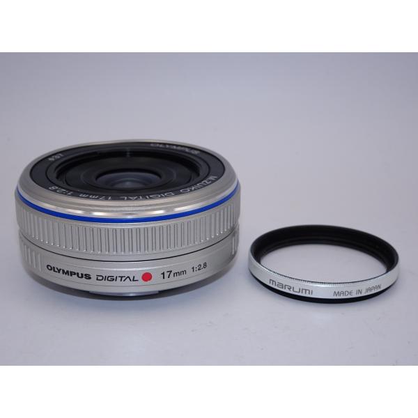 【中古】【外観特上級】OLYMPUS パンケーキレンズ M.ZUIKO DIGITAL 17mm F...