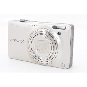 【中古】【外観並級】Nikon デジタルカメラ COOLPIX (クールピクス) S6000 シャンパンシルバー S6000SL｜camelion-store