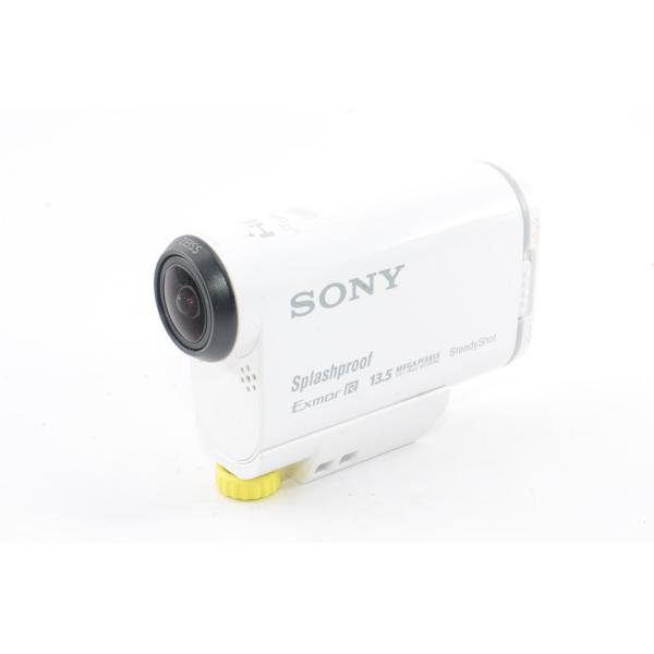 【中古】【外観並級】SONY ビデオカメラ アクションカム AS100V ウォータープルーフケース付...