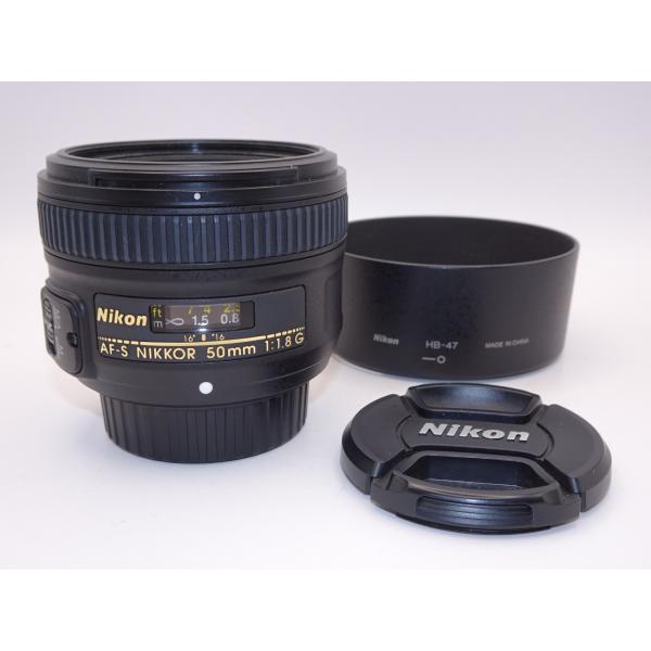 【中古】【外観特上級】Nikon 単焦点レンズ AF-S NIKKOR 50mm f/1.8G フル...