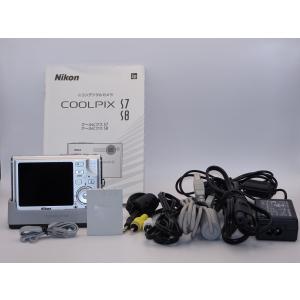 【中古】【外観特上級】Nikon デジタルカメラ COOLPIX S8 シルバー COOLPIXS8S｜camelion-store