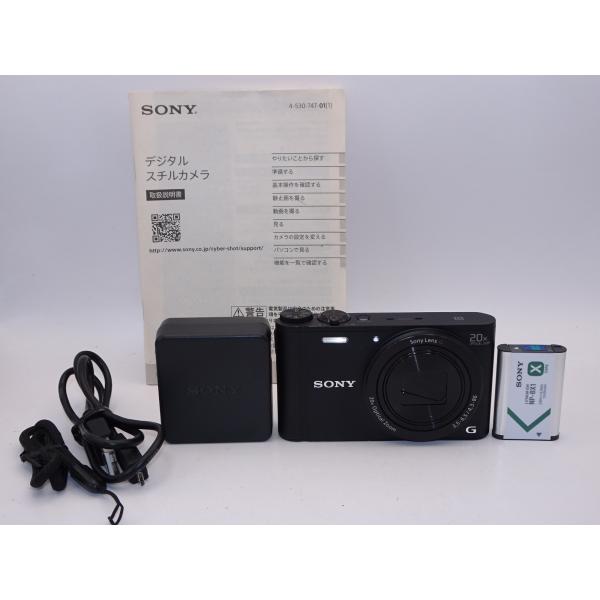 【中古】【外観並級】ソニー デジタルカメラ Cyber-shot WX350 ブラック DSC-WX...