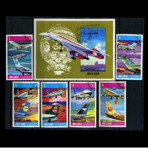 □ソビエト切手 1983年 飛行機 5種完 / ソ連・ロシア : CAMEO LAND
