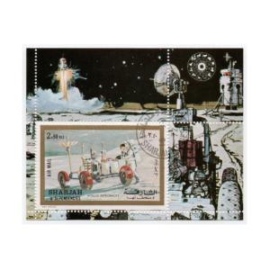 □ソビエト切手 1965年 宇宙飛行士の日 2種 / アルミホイル切手 / ソ連