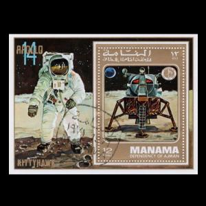 □ソビエト切手 1965年 宇宙飛行士の日 2種 / アルミホイル切手 / ソ連