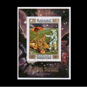□ソビエト切手 1965年 宇宙飛行士の日 2種 / アルミホイル切手 / ソ連
