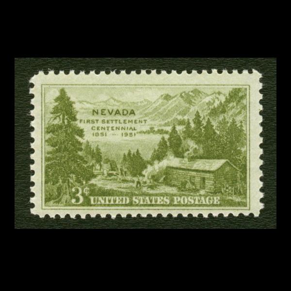 ■アメリカ切手　1951年　ネバダ入植 100周年