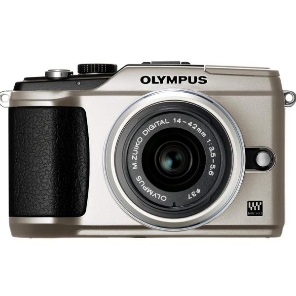 オリンパス OLYMPUS E-PL2 レンズキット ゴールド SDカード付き &lt;プレゼント包装承り...