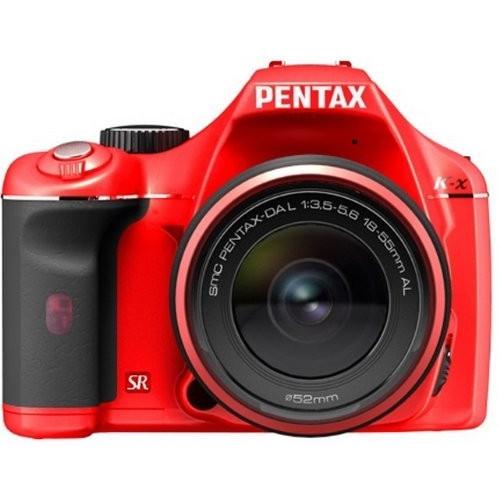 ペンタックス PENTAX K-x レンズキット レッド SDカード付き SDカード付き &lt;プレゼン...