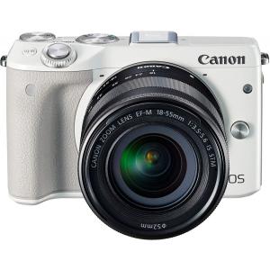 EOS M キヤノン ミラーレス CANON ホワイト レンズキット 中古 新品SD