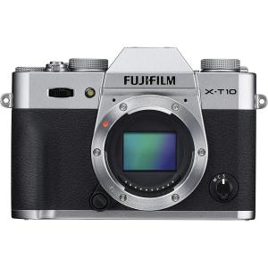 フジフィルム FUJIFILM  X-T10 ボディ シルバー X-T10-S SDカード付き &lt;プ...