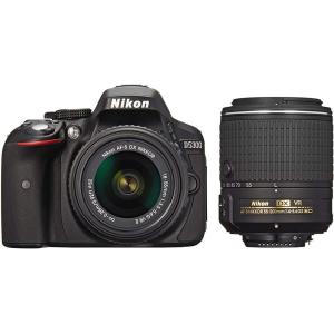 Nikon D5300 ダブルズームキット2 ブラック 良品 動作確認済み 1ヶ月保証付 初心者向け