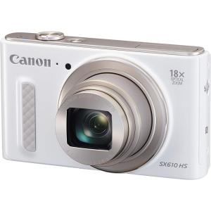 キヤノン Canon PowerShot SX610 HS ホワイト 光学18倍ズーム PSSX610HS WH  SDカード付き <プレゼント包装承ります>｜camera-fanksproshop