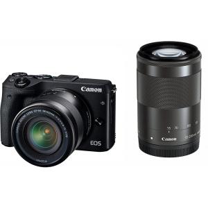 キヤノン Canon EOS M3 ダブルズームキット ブラック｜カメラFanks-PROShop ヤフー店