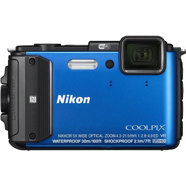 ニコン Nikon デジタルカメラ COOLPIX AW130 ブルー