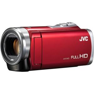 JVCケンウッド ビデオカメラ Everio 60倍ダイナミックズーム レッド GZ-E109-R