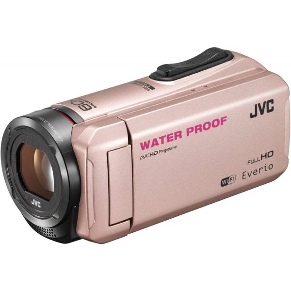 JVCケンウッド ビデオカメラ EVERIO 防水 防塵 内蔵メモリー64GB ピンクゴールド GZ...