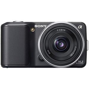 ソニー SONY ミラーレス一眼α NEX-3 薄型広角レンズキット ブラック NEX-3A/B｜camera-fanksproshop