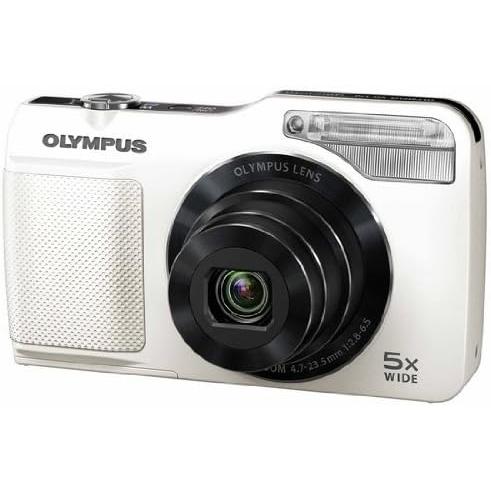 OLYMPUS デジタルカメラ VG-170 ホワイト 1400万画素 光学5倍ズーム 15m強力フ...