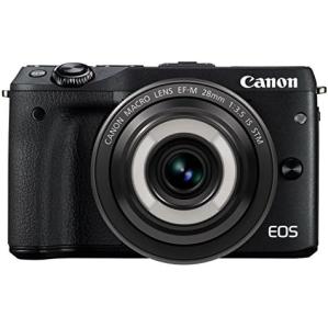 Canon ミラーレス一眼カメラ EOS M3(ブラック)・クリエイティブマクロ レンズキット EO...
