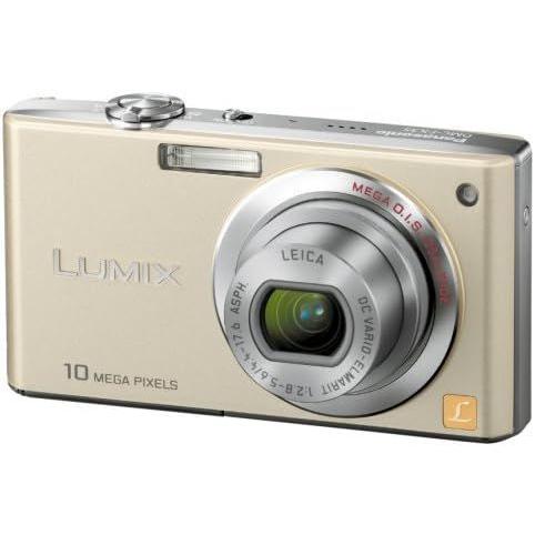 【中古】パナソニック デジタルカメラ LUMIX (ルミックス) FX35 グロスゴールド DMC-...