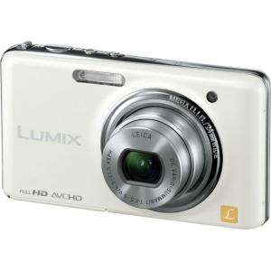 【中古】パナソニック デジタルカメラ LUMIX FX77 リリーホワイト DMC-FX77-W
