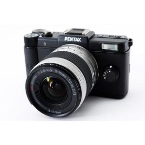 ペンタックス PENTAX Q 02 ブラック レンズキット 美品 超小型ボディ SDカードストラップ付き <プレゼント包装承ります>｜camera-fanksproshop