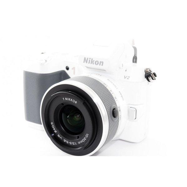 ニコン V2 ホワイトレンズキット 美品 SDカード付き &lt;プレゼント包装承ります&gt; Nikon 
