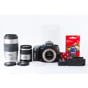 SONY（ソニー） α330 希少なブラウン 標準＆超望遠ダブルズームセット