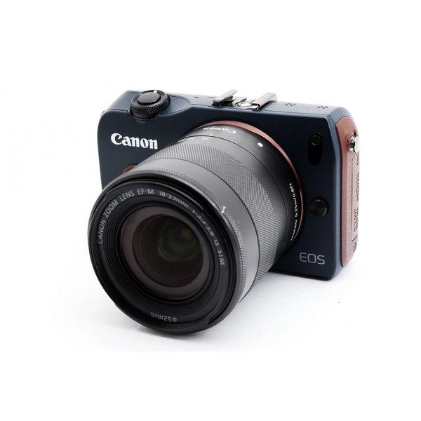 キヤノン Canon EOS M ベイブルー レンズキット 美品 SDカードストラップ付き &lt;プレゼ...