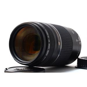 キヤノン Canon EF 75-300mm f/4-5.6  III 美品 EFマウント 望遠ズーム  前後キャップ付き &lt;プレゼント包装承ります&gt;