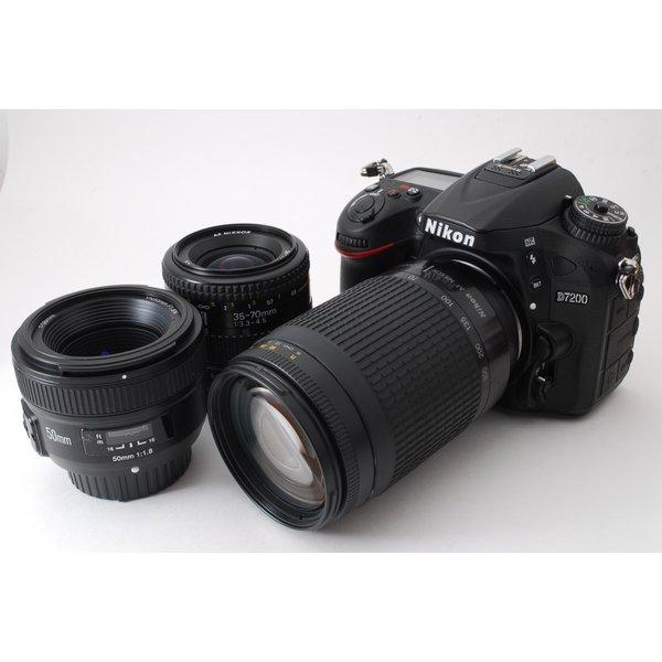 Nikon D7200 トリプルレンズセット 美品 動作確認済み 1ヶ月保証付 高性能