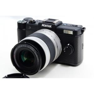 【動作確認済】PENTAX Q レンズ2つ付き PENTAX Q レンズセット ブラック 美品 SDカード ストラップ付 動作確認