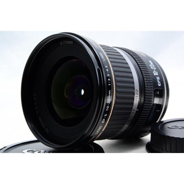 キヤノン Canon EF-S 10-22mm f/3.5-4.5 美品 超広角ズームレンズ 望遠 ...