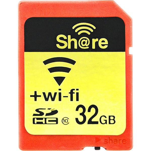 32GB ezShare Wi-Fi機能搭載SDHCカード Class10 Android/iOS両...