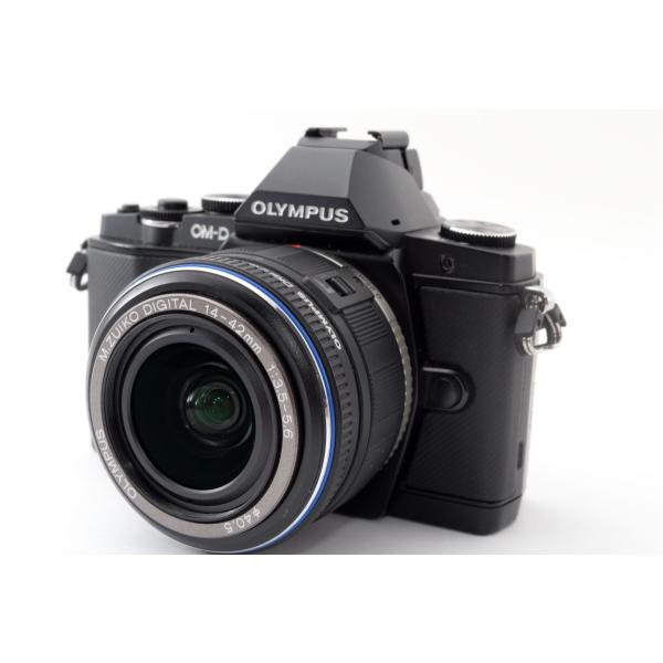 オリンパス OLYMPUS OM-D E-M5 レンズセット ブラック 美品 小型・軽量・ハイスピー...