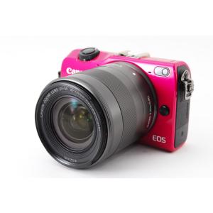 EOS M キヤノン Canon ミラーレス一眼 レンズキット レッド 中古