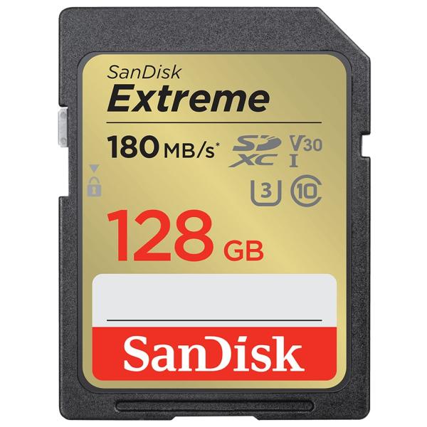 【メール便】SanDisk サンディスク Extreme SDXC UHS-I カード 128GB(...