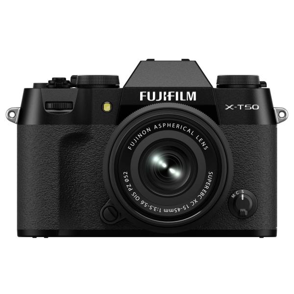 [新品]FUJIFILM フジフイルム X-T50 JP XC15-45mmレンズキット ブラック（...