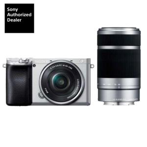 [新品]SONY ソニー α6400 ダブルズームレンズキット シルバー（ILCE-6400Y S）（キャンペーン対象商品）