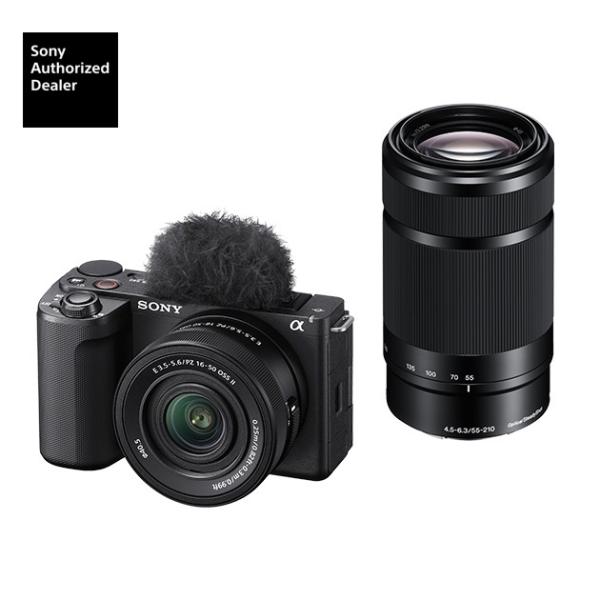 [新品]SONY ソニー VLOGCAM ZV-E10 II ダブルズームレンズキット ブラック Z...