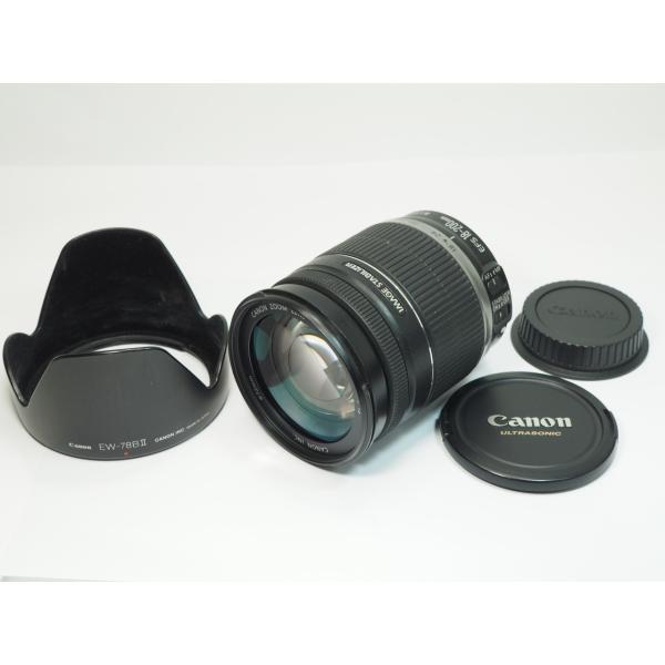 Canon EF-S 18-200mmF3.5-5.6 IS フード付き キヤノン 管CN10147