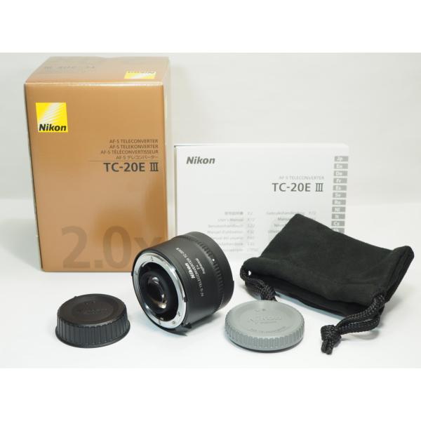 【 美品 】Nikon AF-S TELECONVERTER TC-20E III （3型）元箱付き...