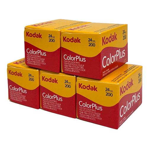 Kodak カラーネガフィルム ColorPlus 200 24EX 5本セット [コダック 35m...