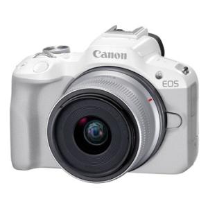 【新品】キヤノン EOS R50 RF-S18-45 IS STMレンズキット ホワイト【8千円キャ...