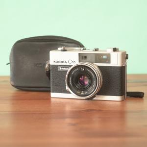 完動品◎KONICA C35 Flash matic フィルムカメラ #040｜camera-shashasha