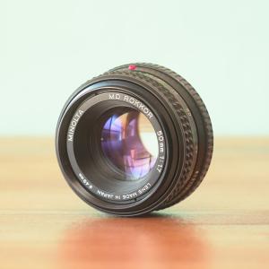 訳あり特価◎ミノルタ MD ROKKOR 50mm f1.7 オールドレンズ19｜camera-shashasha