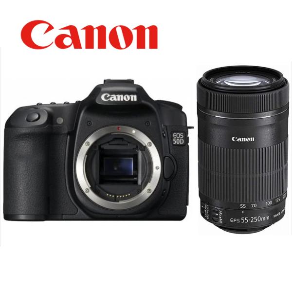 キヤノン Canon EOS 50D EF-S 55-250mm STM 望遠 レンズセット 手振れ...