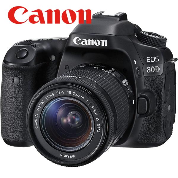 キヤノン Canon EOS 80D EF-S 18-55mm STM 標準 レンズキット 手振れ補...