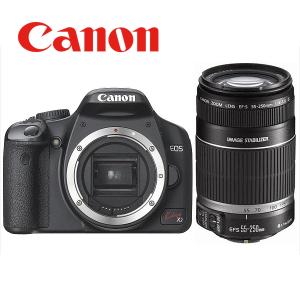 キヤノン Canon EOS kiss X2 EF-S 55-250mm 望遠 レンズセット 手振れ補正 デジタル一眼レフ カメラ 中古
